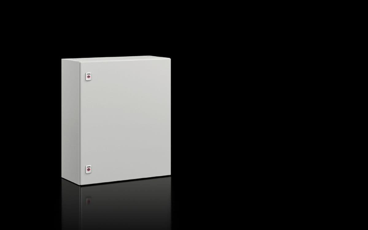 Wall-mounted enclosures AX IT with 482.6 mm (19") mounting angles, depth-variable