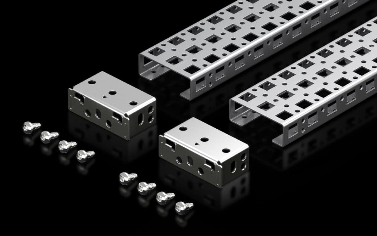 Punched section without mounting flange, 23 x 64 mm for VX, VX SE