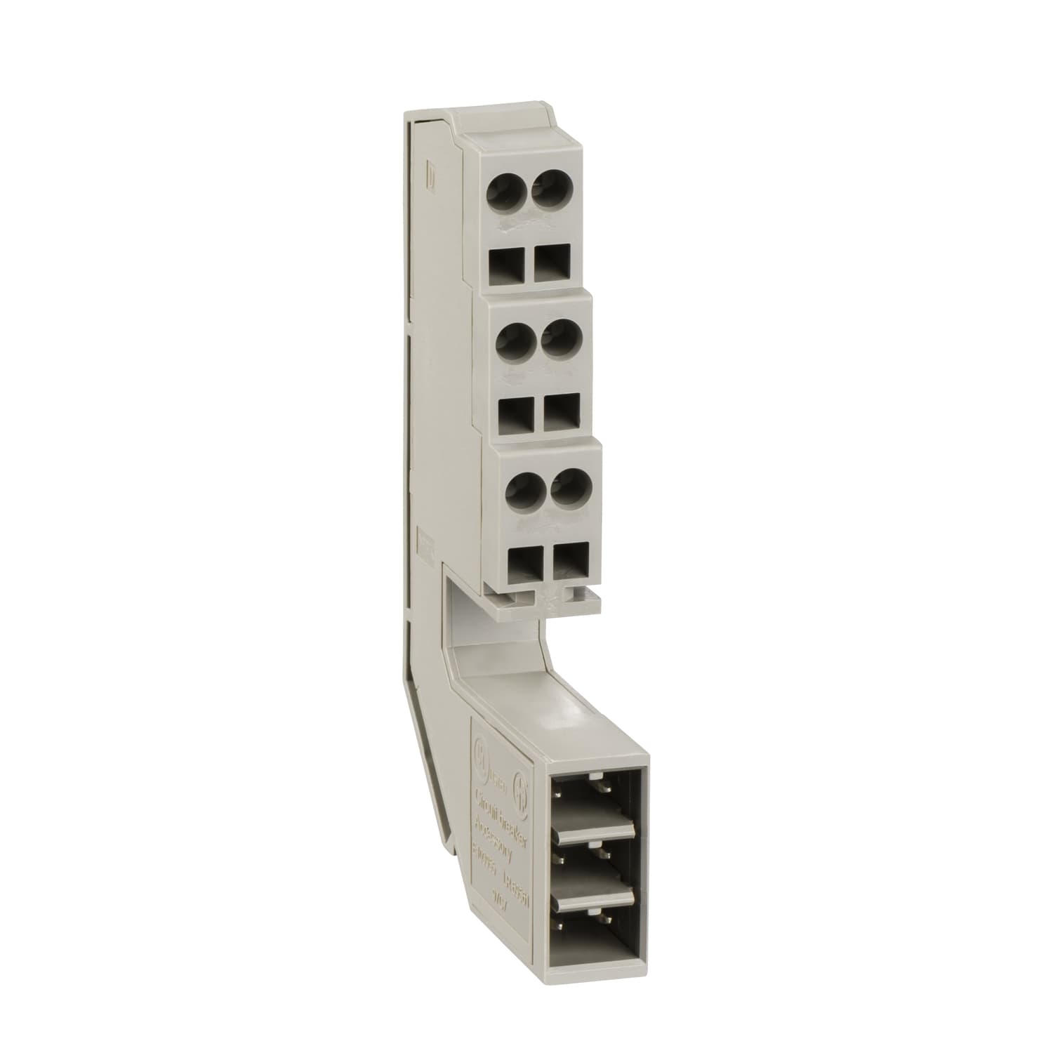 6 wires terminal block, MasterPact NT, ComPacT NS630b to NS1600, for drawout devices, spare part