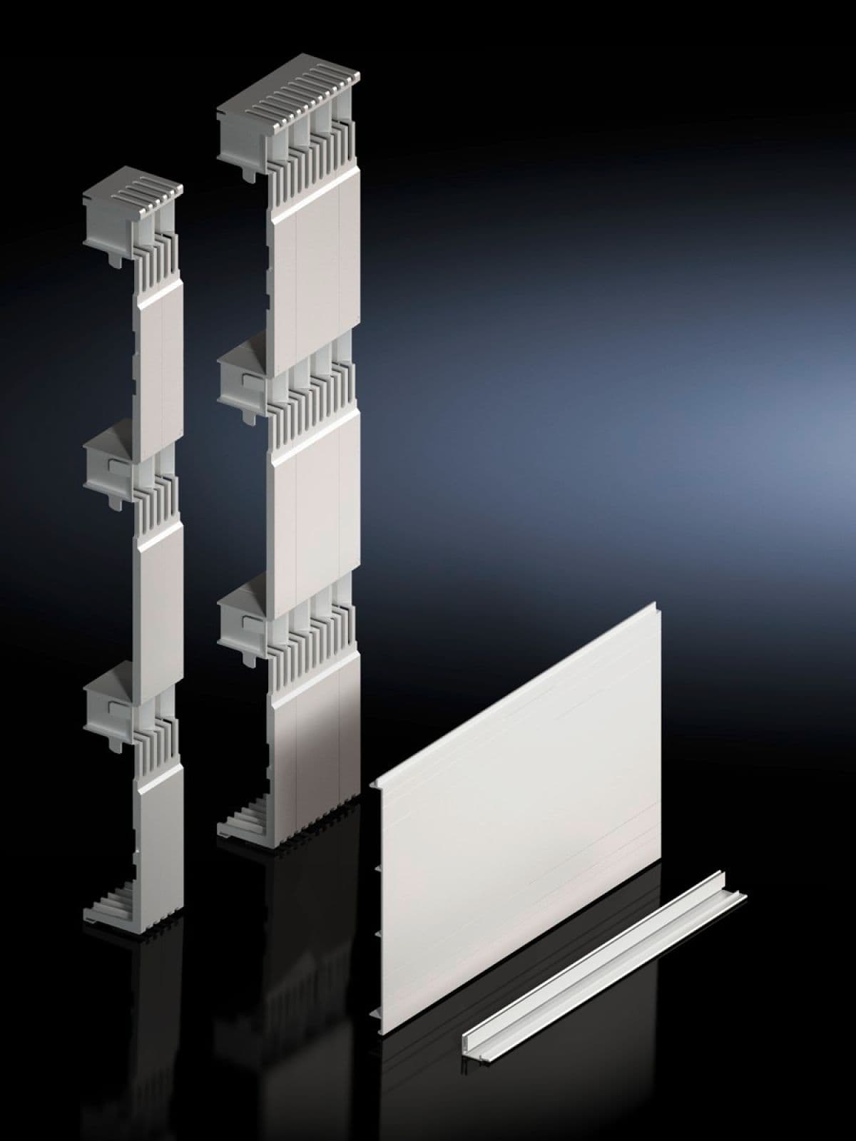 Contact hazard protection cover plate for 185 mm busbar system