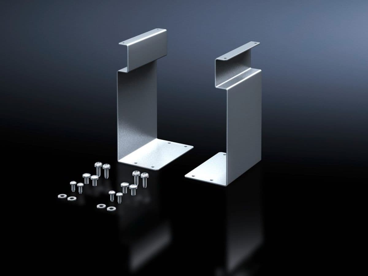 Mounting set for connection terminal block